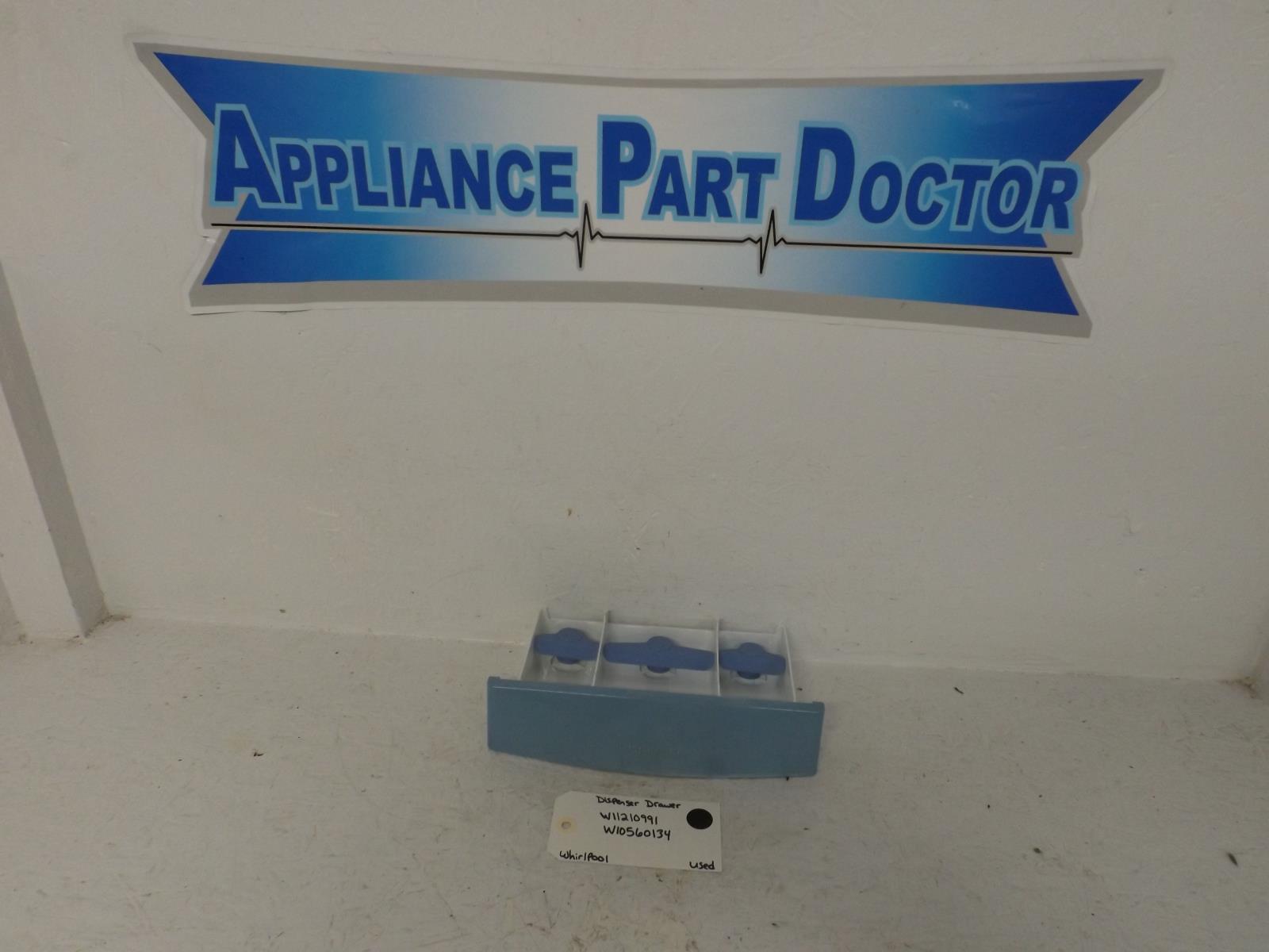Whirlpool Washer W11210991 W10560134 Dispenser Drawer Used Whirlpool Washer W11210991 W10560134 Dispenser Drawer Used